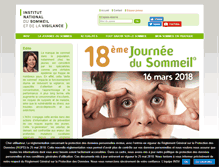 Tablet Screenshot of institut-sommeil-vigilance.org